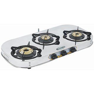 sunshine gas stove 3 burner automatic